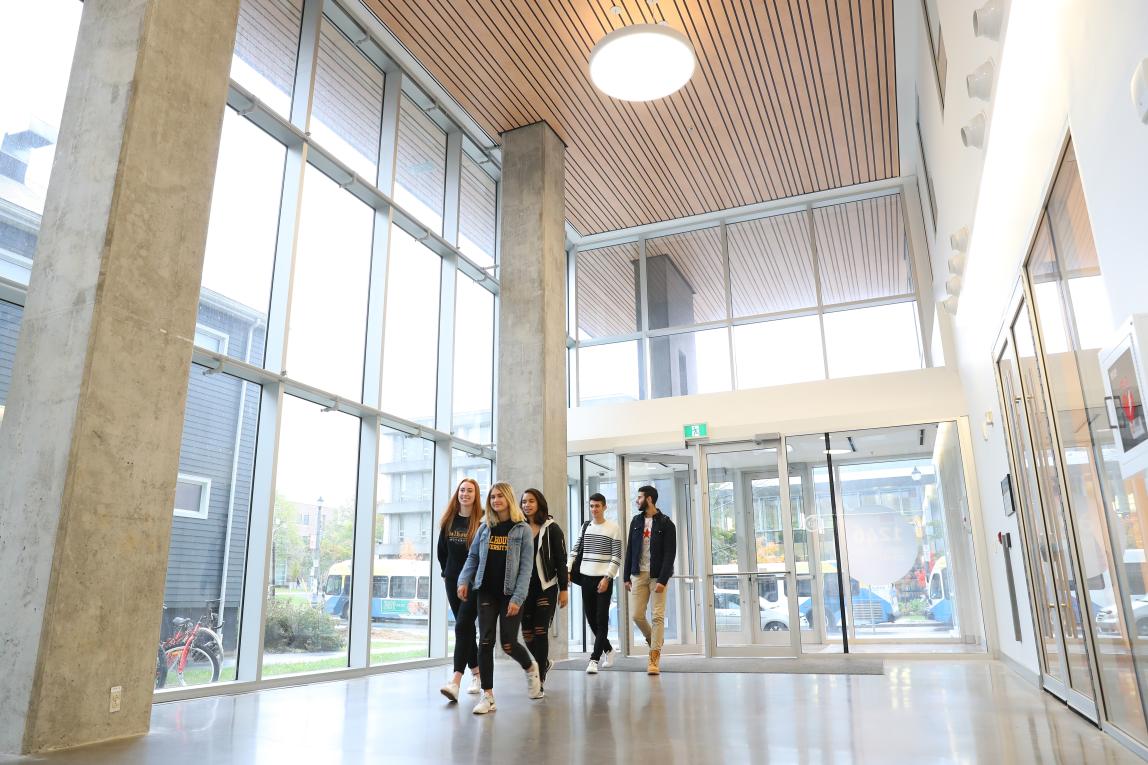 Dalhousie University - Students at Entrance