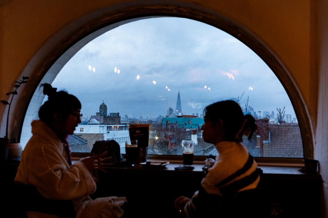 UAL Students overlooking London