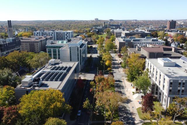 Dalhousie University - Campus in Halifax Aerial