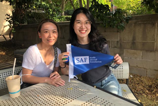 UCLA Student Lei Shi and Lucia